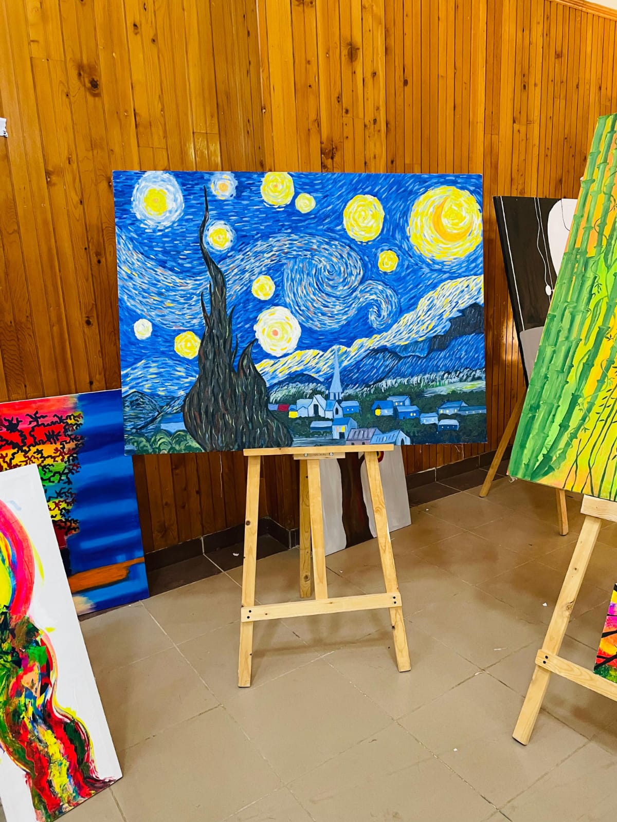 Study after The Starry Night